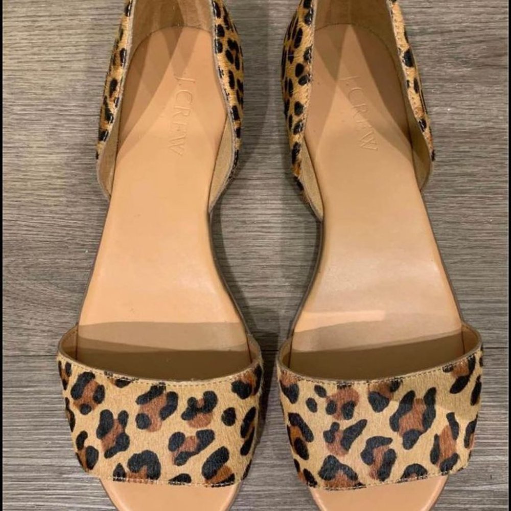 J.Crew Peep-Toe Flats - Picture 2 of 7